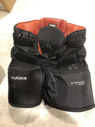Black New Senior Extra Large Vaughn Vision 9400 Hockey Goalie Pants