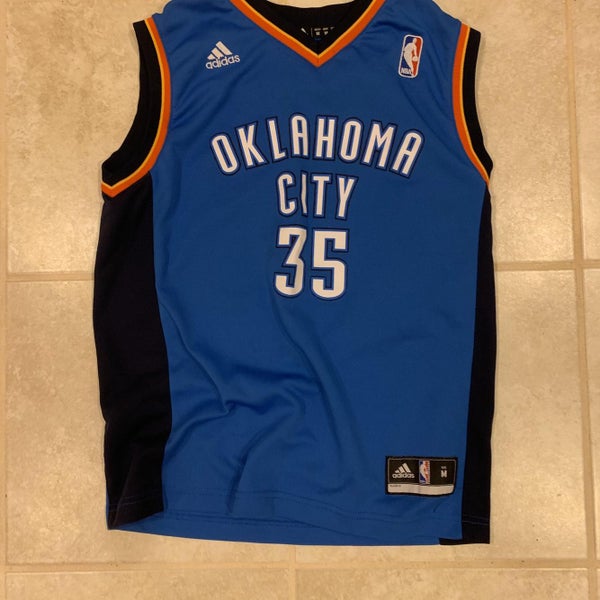 Youth Oklahoma City Thunder Kevin Durant Blue Swingman Basketball Jersey