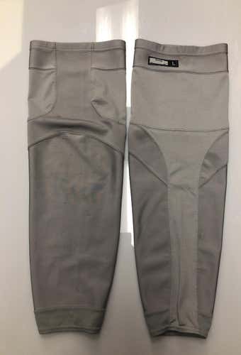 Gray  Large Reebok Pro Stock Socks