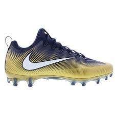 new mens 13 Nike Vapor Untouchable pro TD/molded lacrosse/football Cleats 839924 navy/gold