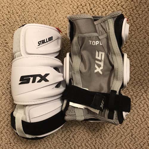 Used Extra Large STX Stallion 500 Arm Pads White
