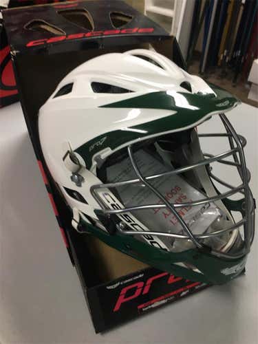 White Adult Player Cascade Pro-7 Helmet