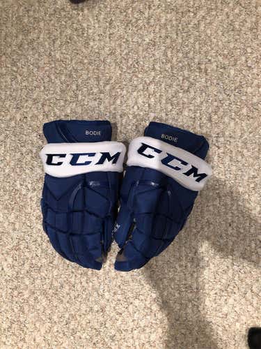 Blue Senior CCM HG12 15" Pro Stock Gloves