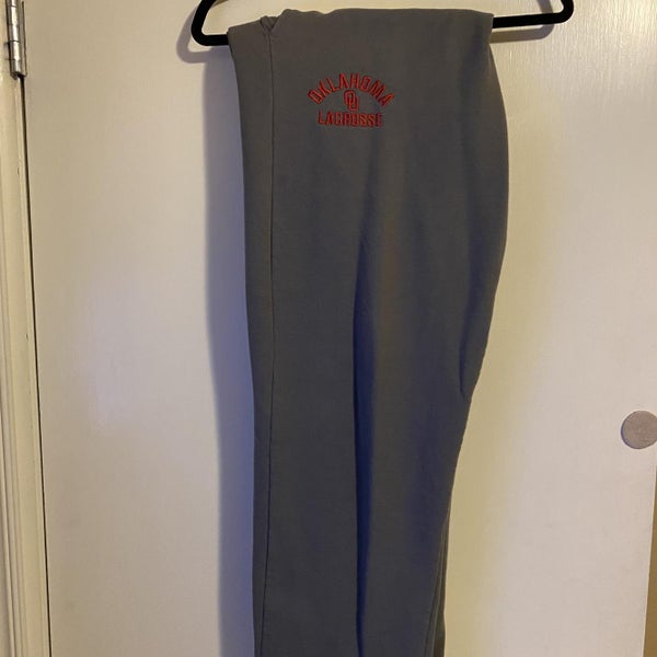 Oklahoma Lacrosse Gray Adult Extra Large SweatPANTS