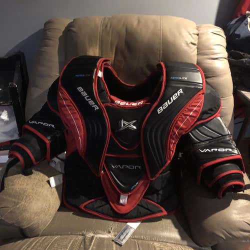 Senior Medium Bauer Vapor 1X Goalie Chest and Arm Protector  Goalie Chest Protector