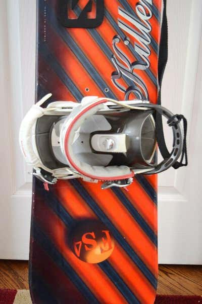 KILLER LOOP FS4 SNOWBOARD SIZE 151 CM WITH LARGE SALOMON