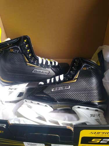 NEW HOCKEY SKATE BAUER SUPREME S27 SR SKATE SIZE 11 SHOE SIZE 12.5