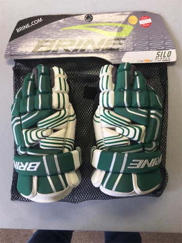 Forest Green New Brine  Silo 13" Lacrosse Gloves