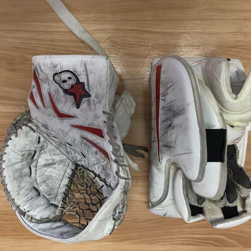White Junior Regular Netzero Glove And blocker