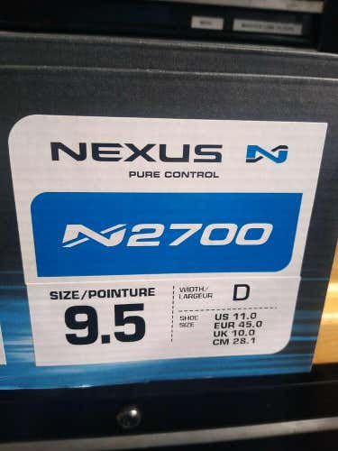 NEW HOCKEY SKATE BAUER NEXUS N2700 SR SKATE SIZE 9.5 SHOE SIZE 11.00