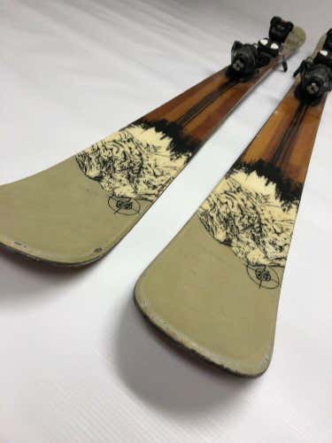 K2 Fujative Pep Fujas Pro Model 169 Twin Tips Skis w/Salomon S810 Bindings G1043