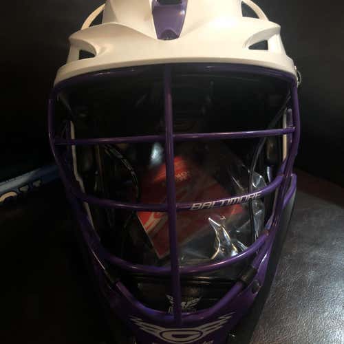 White Adult Player Cascade S Helmet