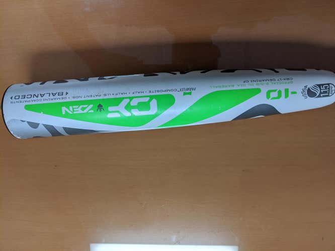 Used USSSA Certified 2017 DeMarini Composite CF Zen Bat (-10) 21 oz 31"