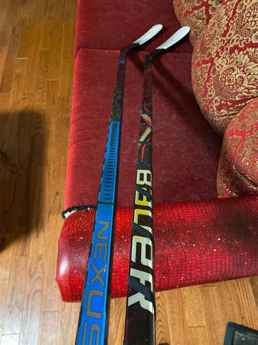 2 STICK BUNDLE Senior Right Handed Vapor 1X Lite Toe  Hockey Stick