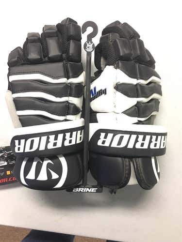 Black New Player Warrior Hypno  IV 13" Lacrosse Gloves