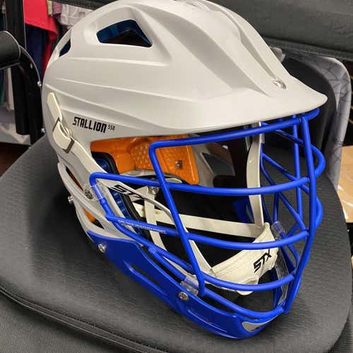 Gray Adult STX Stallion 550 Helmet