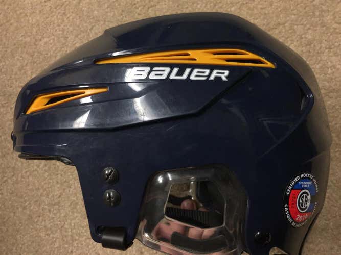 Blue Used Large Bauer IMS 11.0 Helmet