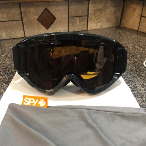 Black Used Men's Spy Targa Ski Goggles Large