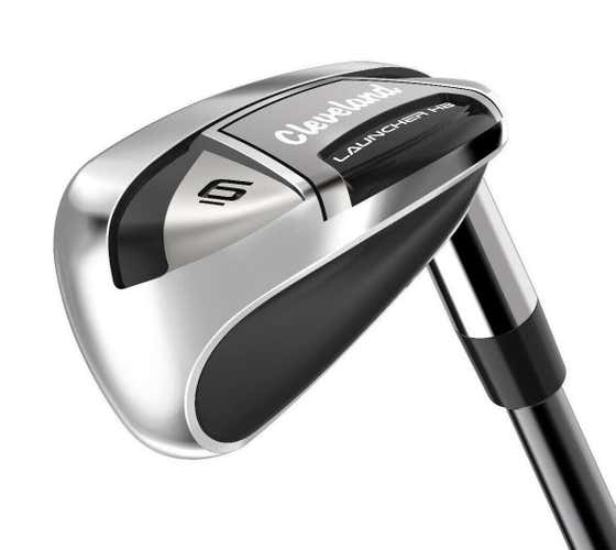 New Men's Cleveland Right Handed Launcher HB Iron Set Regular Flex Graphite Shaft