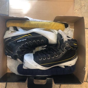 Used Junior Bauer Total One NXG Hockey Goalie Skates D&R (Regular) Size 5.5