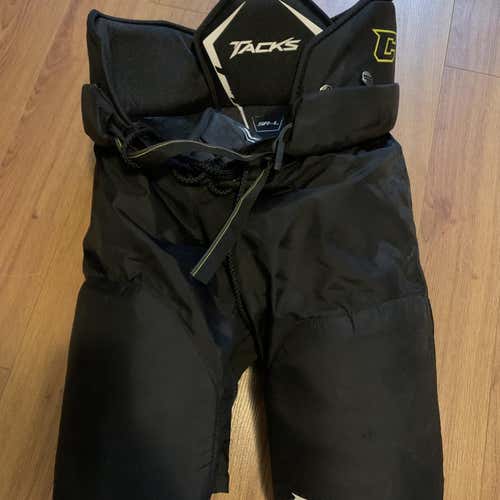 Black Senior Large CCM Tacks 2052 Hockey Pants