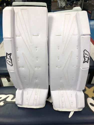 White New Junior 29+1 Brian's NetZero Goalie Leg Pads