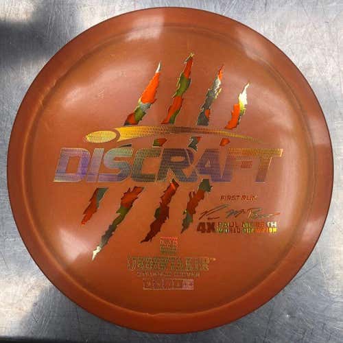 Orange New Discraft Paul McBeth Titanium Undertaker Distance Driver Disc