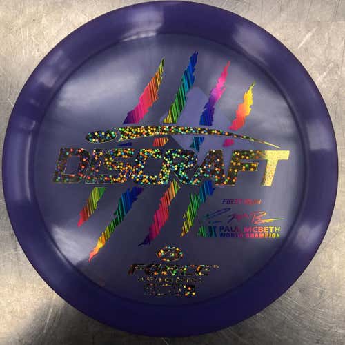 Purple New Discraft Z Force Paul McBeth Signature Series Distance Driver Disc