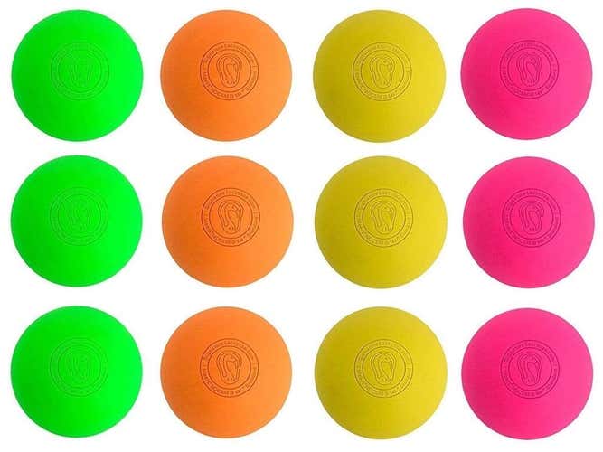 Signature Multicolor 12 Pack Lacrosse Ball