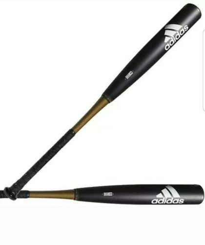 New High School/College BBCOR Certified Adidas Hybrid Aero Burner Bat (-3) 29 oz 32"