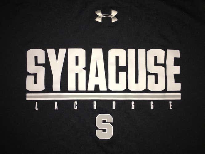 (XL) New Under Armour Syracuse Orange Blackout Heatgear Dry Fit Shirt