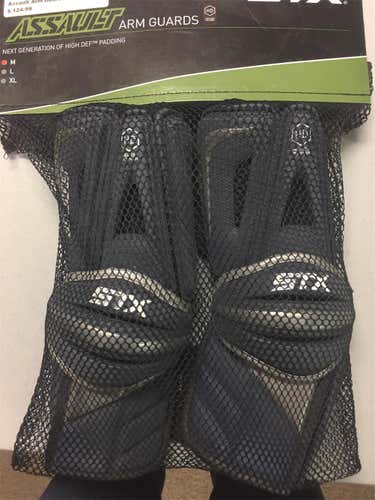 New Medium  Navy STX Assault Arm Guards
