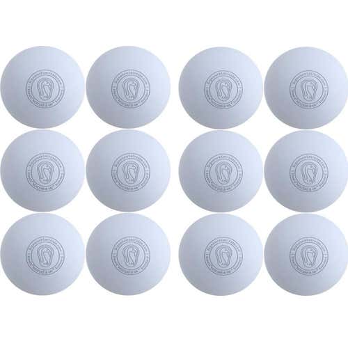 Signature White 12 Pack Lacrosse Ball