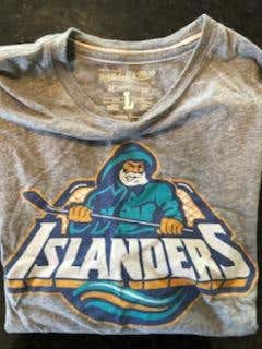 Mitchell and Ness NY Islanders Fisherman Short Sleeve Shirt