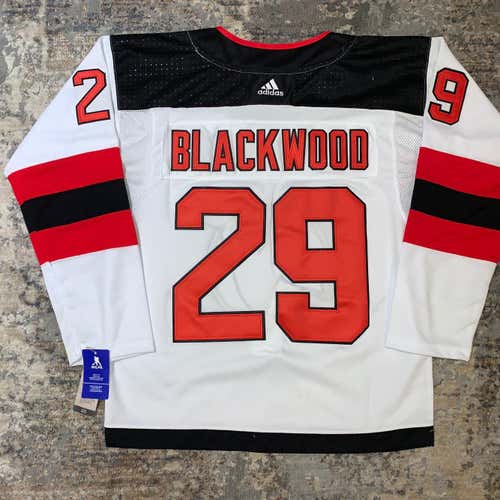 MACKENZIE BLACKWOOD #29 New Jersey Devils Game Replica Jersey BRAND NEW WITH TAGS!