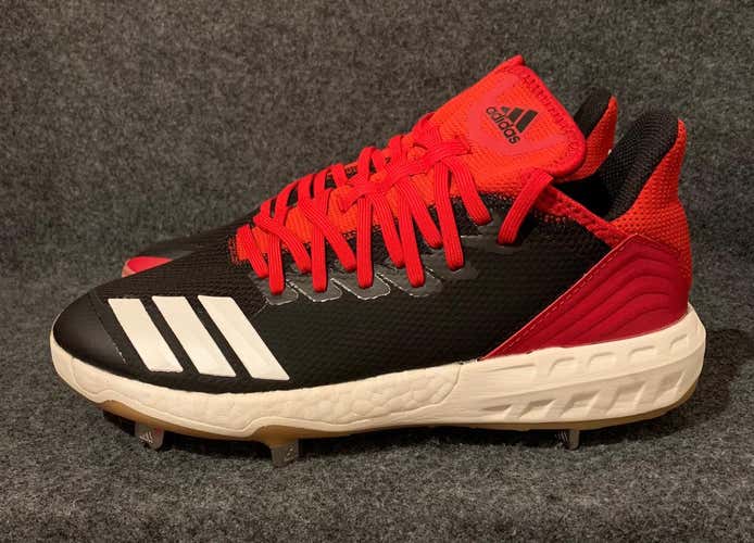 Men's Adidas Boost Icon 4 Metal Baseball Cleats CG5153 Black/Red   Size 9.5