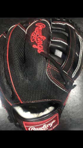 Black High School/College Infield PROS205-6CM 11.75" *LIMITED EDITION*Baseball Glove (NO TRADES)