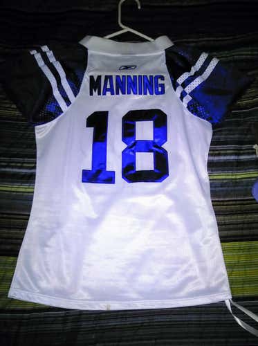 Reebok Ladies Peyton Manning Colts Jersey-Sz S
