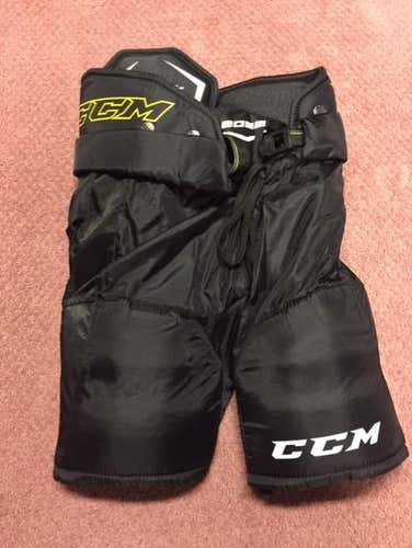 Black Used Junior Small CCM Tacks Hockey Pants
