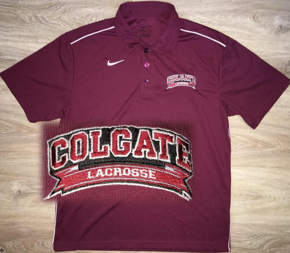 (Medium) New Nike Colgate Raiders Embroidered Dri-FIT Shirt