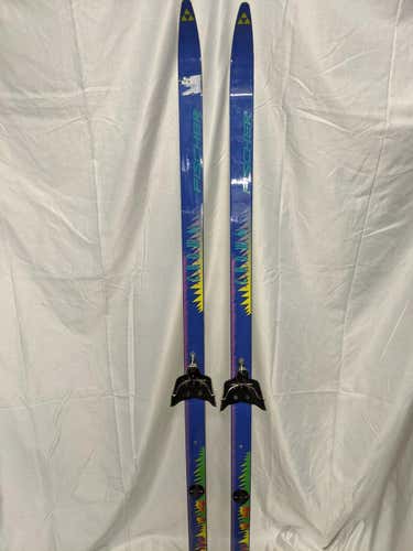 Used Fischer Sprint Crown 147 Cm Cross Country Ski Boys Combo