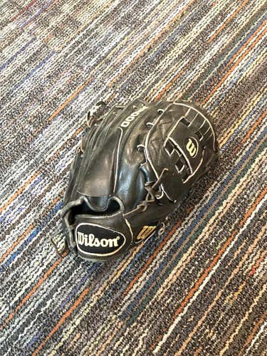 Black High School/College Pitcher's A2000 12" Baseball Glove