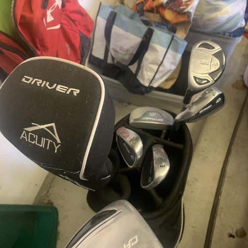 Acuity Men's Left Handed Clubs (Full Set) Used On Driving Range Once! Crazy Cheap