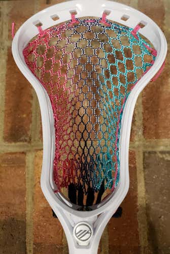 New Maverik Optik 2.0 Strung With Mesh Dynasty Rhombus Pastel Pink Teal Blue