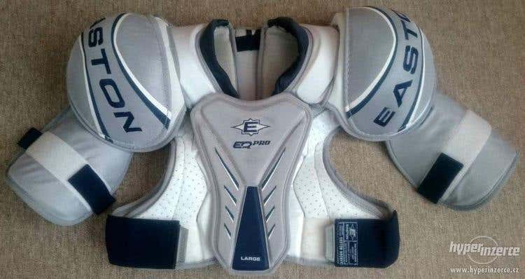 1New Easton EQ PRO Shoulder Pads Senior SIZE M and 1 New Easton elbow EQ Pro Size M