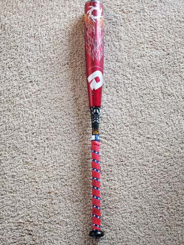 Used USSSA Certified 2015 DeMarini Hybrid Voodoo Overlord Bat (-9) 22 oz 31"