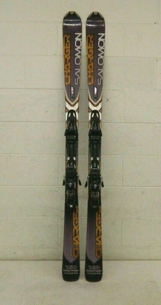 Salomon X-Wing Charger 160cm 120-74-102 Skis w/Salomon L10 Adjustable Bindings
