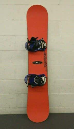 Static 153cm Twin-Tip All-Mountain Snowboard w/Rossignol Unit 200 Bindings GREAT