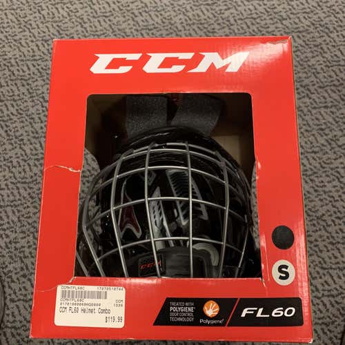 Black New Small CCM Fitlite 60  Helmet