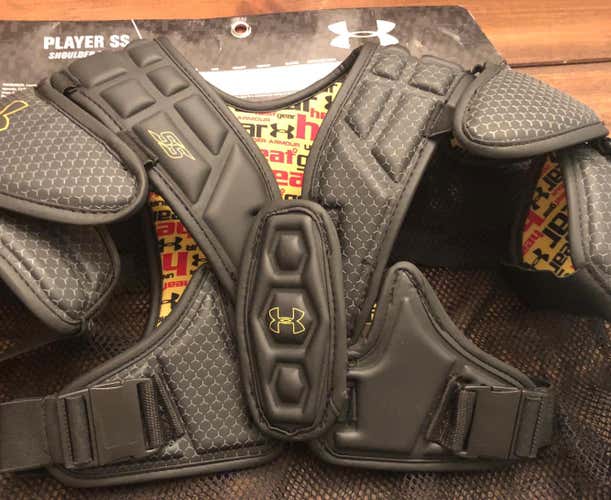 Under Armour SS T22 Shoulder Pads New Lax Lacrosse Small